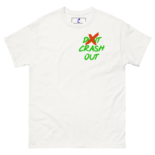 Red On Green Don't Crash Out Men's classic tee